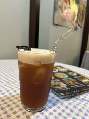 Nutmeg drink (bestseller)  at Neko Vegan House in Penang