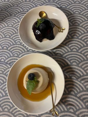 Pana Cotta   at Neko Vegan House in Penang