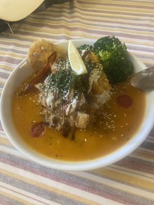 Katsu curry   at Neko Vegan House in Penang