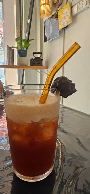 Lemon and nutmeg juice- fresh! at Neko Vegan House in Penang