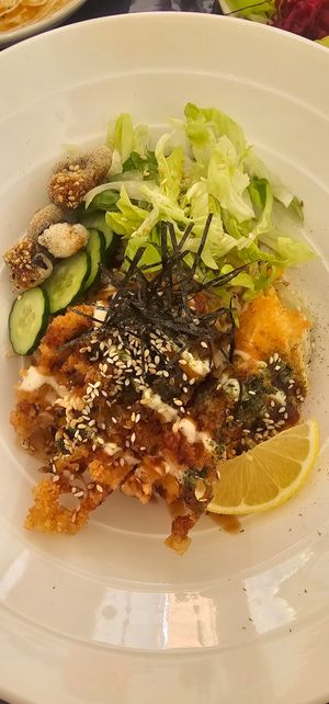 Katsu bowl at Neko Vegan House in Penang