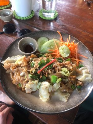 Pad thai at Natnat Thai Comfort Food in Amed