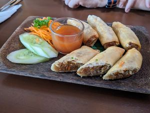 Fried Rolls at Natnat Thai Comfort Food in Amed