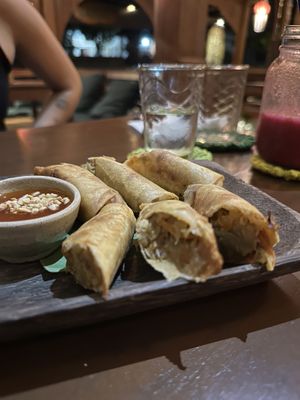 Veggie Spring Rolls   at Natnat Thai Comfort Food in Amed