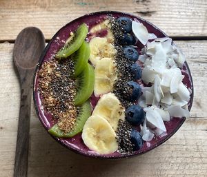 Acai bowl- (vegan version)  at Five Grains in Bristol