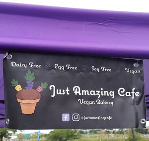 Stall-front  at Just Amazing Cafe in Frederick