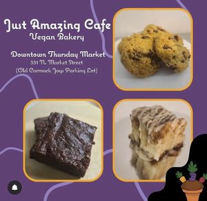 Various treats  at Just Amazing Cafe in Frederick