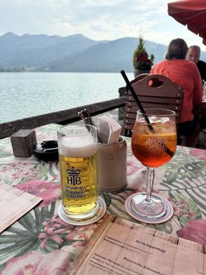 Uitzicht  at Biergarten Seehotel Schlierseer Hof in Schliersee