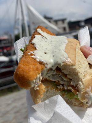 Backfisch im Brot   at Guidos Kutter 22 in Rostock