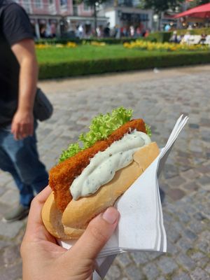 Backfisch, komplett vegan at Guidos Kutter 22 in Rostock