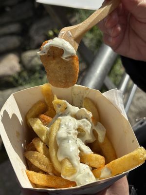 Fish&Chips vegan  at Guidos Kutter 22 in Rostock