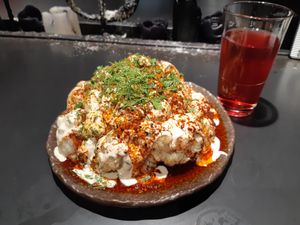 roasted cauliflower - Awesome! at Honest Greens - Gran Via in Madrid