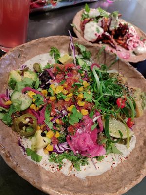 latin lover con extra de tofu at Honest Greens - Gran Via in Madrid