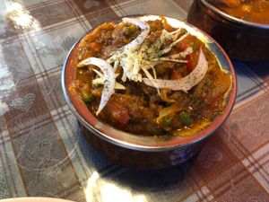BENGAN BHARTHA at It's taste of India in Desert Hot Springs