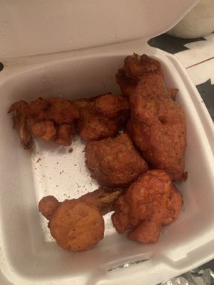 Cauliflower pakoras  at It's taste of India in Desert Hot Springs