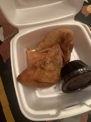 Samosas  at It's taste of India in Desert Hot Springs