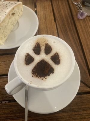 Cappuccino with Oat-Milk ☕️  at l'Autre Rive in Berrien