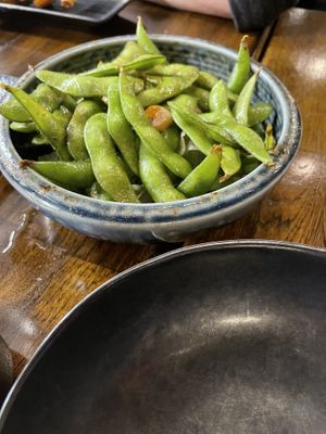 Sweet chili edamame  at Masa Sushi & Ramen in Cary