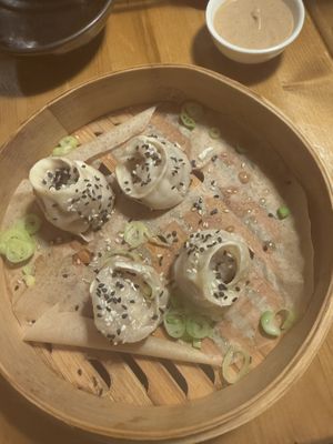 Vegan momos   at Dim Sum Spot in Liberec
