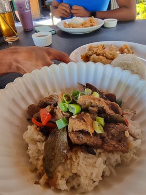 Adobo 🙌 at The Vegan Shack in Panglao