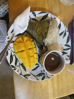 Mango rice  at The Vegan Shack in Panglao