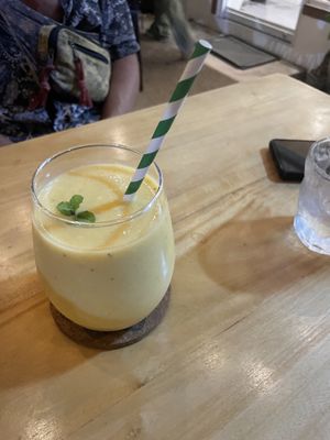 Mango smoothie   at The Vegan Shack in Panglao