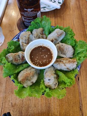 Dumplings at The Vegan Shack in Panglao