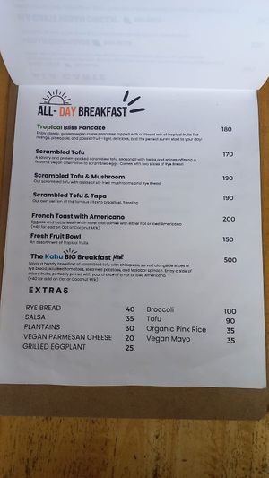   at The Vegan Shack in Panglao