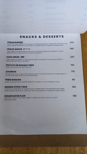   at The Vegan Shack in Panglao