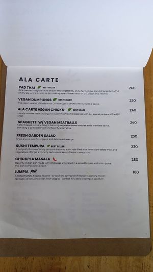   at The Vegan Shack in Panglao