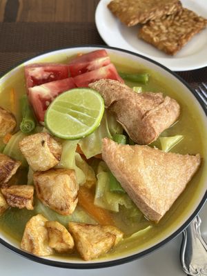 Vegan soto  at Lockdown Kitchen in 