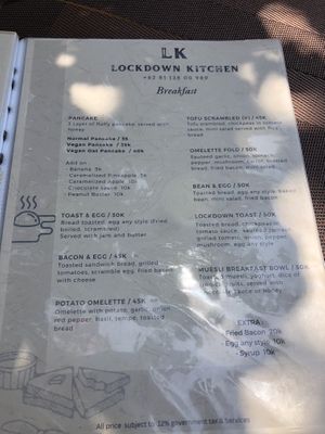   at Lockdown Kitchen in 