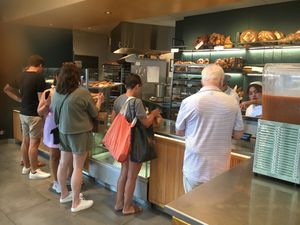 Counter at Breads Bakery in New York City