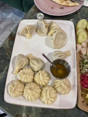 Be aware that the fat may be butter  at Cafe Daphna in Tbilisi