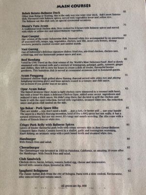  at Murni's Warung in Ubud