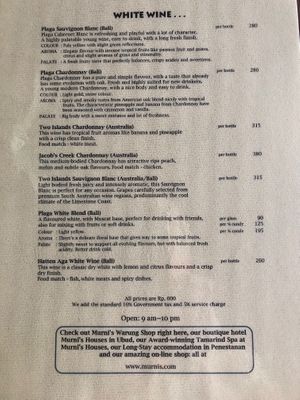  at Murni's Warung in Ubud