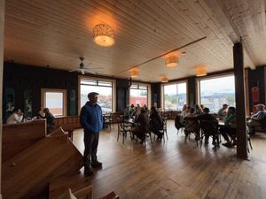 Upstairs looks fun  at Seward Brewing Company in Seward