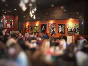 Local art is on the walls at Home Grown Cafe in Newark