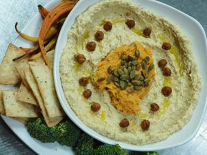 Hummus - vegan at Home Grown Cafe in Newark
