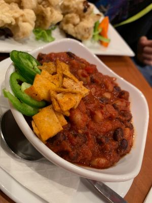 vegan chili at Home Grown Cafe in Newark