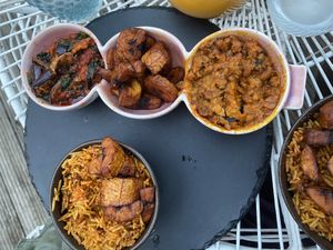 Vegan Curry and Rice  at Pitanga in West London