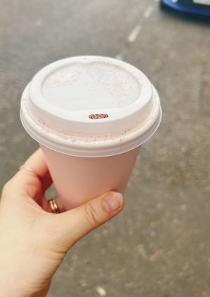 hot chocolate with oat milk  at Twelve Triangles - Comely Bank Road in Edinburgh