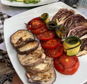 Gegrilltes Gemüse   at Tatiana Melfa Bakery Garden in Cefalu