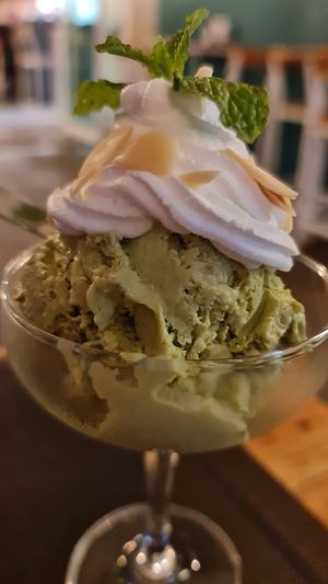 Dairy free Matcha tea ice-cream at Vibes at Rawai Beach in Phuket