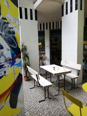 Outside at Oeuf in Berlin