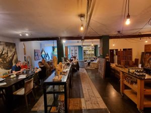 Interior at the back at Pleur Foodbar in Maastricht