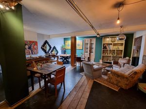 Interior at the back at Pleur Foodbar in Maastricht