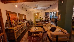 Interior at back at Pleur Foodbar in Maastricht