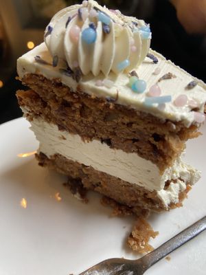 Look at that frosting in between!!  at Pleur Foodbar in Maastricht