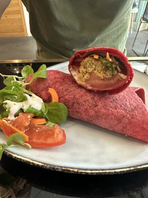 Falafel wrap  at Pleur Foodbar in Maastricht